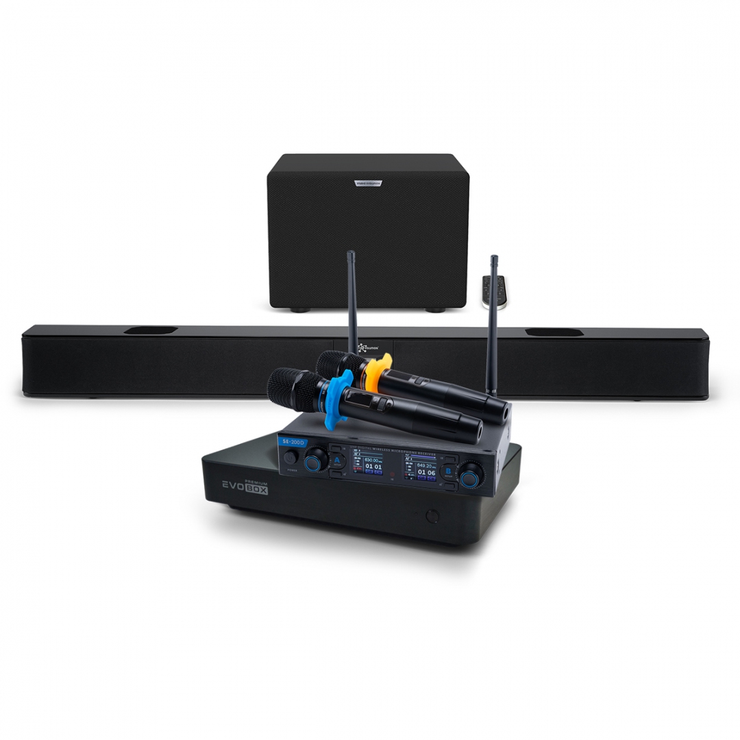 Hi-End караоке-система EVOBOX Premium + EvoSoundBar (саундбар с караоке) в Краснодарском крае