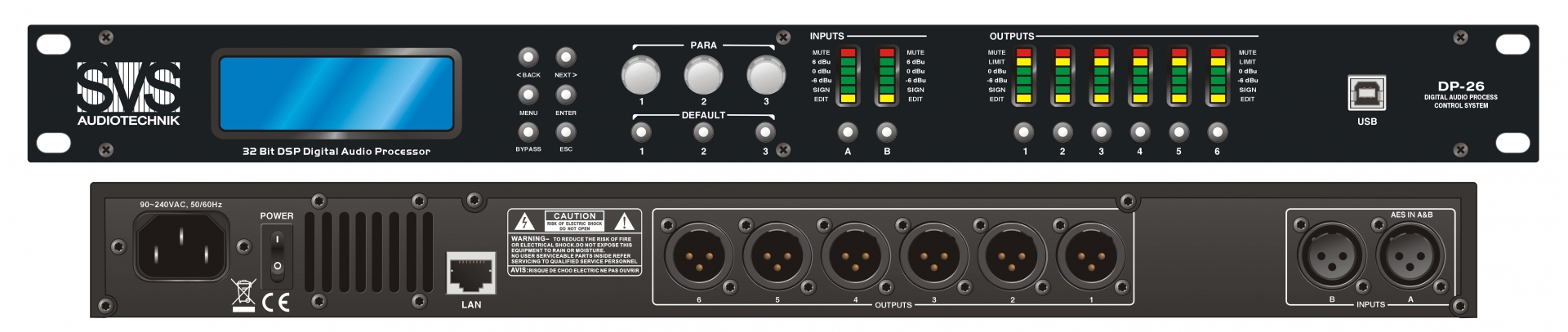 SVS Audiotechnik DP-26 Цифровой процессор: 2 входа 6 выходов в Краснодарском крае