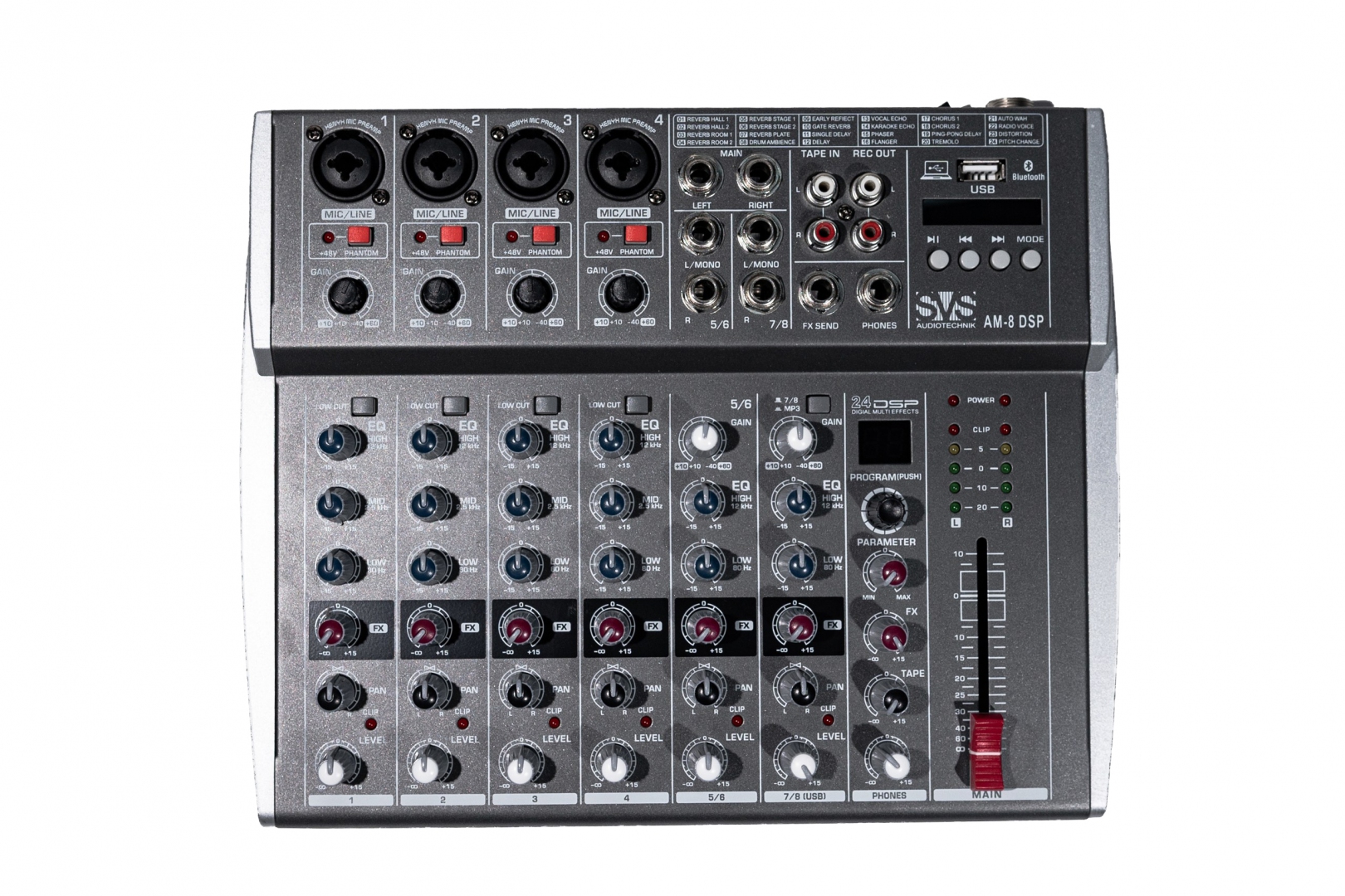 SVS Audiotechnik mixers AM-8 DSP Микшерный пульт аналоговый, 8-канальный в Краснодарском крае
